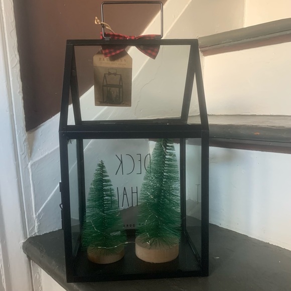 Rae Dunn DECK THE HALLS Fairy Light Lantern - Picture 6 of 9